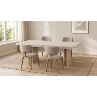 Xl Moebel Gmbh Vintage Esszimmer Set Beige Grau Modern Ausziehbar Esstisch 4 Stühle