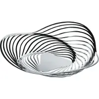 Dripio Tafelaufsatz aus Edelstahl 18/10, rund, 43 cm, glänzend poliert