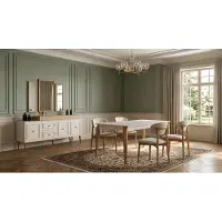Xl Moebel Gmbh Esszimmer Set Modern Esstisch Stühle(4x) Ohne Armlehne Spiegel statusbezogen