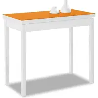 Dripio Buch-Klapptisch orange 80x40 bis 80x80 cm
