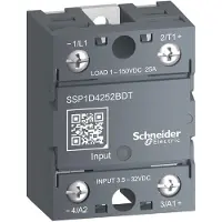 Schneider Electric Halbleiterrelais, Montageplatte, E: 3,5-32 VDC, A: 1-150 VDC, 25 A, Wärmefolie SSP1D425BDT