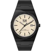 Ice Watch ICE-WATCH - Ice Power PW1 Black Beige - Schwarze Herrenuhr mit Silikonarmband -