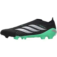 Adidas Fußballschuhe Predator League Laceless FG "Core Black / Silver Metallic / Pulse Mint" für Unisex