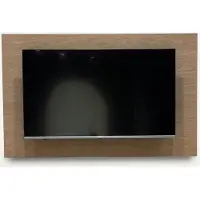 JVmoebel TV-Wandpaneel Braun Moderner Stil Komfortabel Minimalistisch Elegant