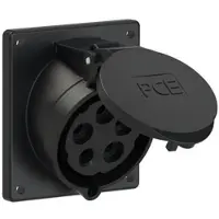 Pce 425-7f9 CEE-Anbausteckdose schräg (92x100mm) 32A 5p 7h IP44/IP54 4257f9