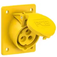 Pce 413-4 CEE-Anbausteckdose schräg (70x85mm) 16A 3p 4h IP44/IP54 4134