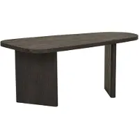 Kendra Home Melo - Couchtisch aus dunkelbraunem MDF 100x50x41 cm