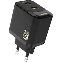 Dudao A28PEU Adapter 45Watt 2xUSB-C Sort