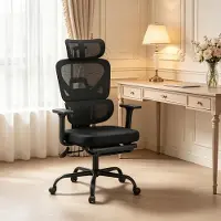 Kein Hersteller Hochwertiger Drehstuhl, komfortabler Schreibtischstuhl, ergonomischer Bürostuhl, Homeoffice & Gaming (nur 1 Stuhl)-Black