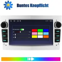 Insta24 Autoradio 7 Zoll Touchscreen Android 14 für Opel Corsa D 2007-2012 GPS Navi DAB+ Radio Carplay Android Auto Freisprechanlage Bluetooth WiFi 2 DIN 64 GB