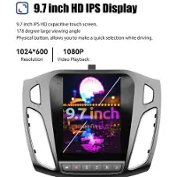Insta24 Android 14 Autoradio 2 DIN mit Touchscreen CarPlay Android Auto GPS Navi DAB+ Rückfahrkamera für Ford Focus MK3 2012-2018 4GB RAM 64GB Speicher 4x45 Watt