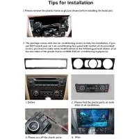 Insta24 Autoradio 9 Zoll Touchscreen Android 13 für BMW 3er E90 E91 E92 E93 mit CarPlay Android Auto GPS Navigation Bluetooth Freisprechanlage 4 x 45 Watt 4GB RAM