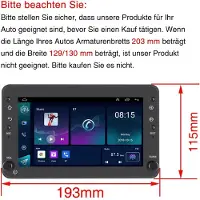 Insta24 Android 15 Autoradio 7 Zoll Touchscreen DAB Plus Carplay Android Auto GPS Navigation 2 DIN für Alfa Romeo 159 Sportwagon Brera Spider 939 mit 64 GB