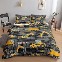 HOSIMA Bettwäsche-Set LKW-Konstruktion 135x200cm 80x80cm 2-teilig Microfaser
