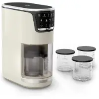 Tefal Dolci IG602AE0, Traditionelle Eismaschine, 1,4 l, 1 Becken, Weiß, Rise, Kunststoff