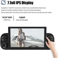 Insta24 Autoradio für Fiat Panda 312 2013-2020 mit 7 Zoll Touchscreen Android 15 Apple Carplay GPS Navigation Bluetooth Freisprechanlage 4GB RAM 64GB ROM