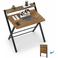 KLK In- und Outdoor-Tisch - Klapptisch - 70 cm - Zusammenklappbar - Holz