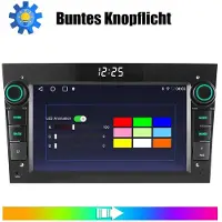 Insta24 7 Zoll Autoradio Android 15 mit Carplay Android Auto GPS DAB Bluetooth Freisprechanlage 2 DIN 64 GB Speicher WLAN Lenkradsteuerung für Opel Zafira B Corsa