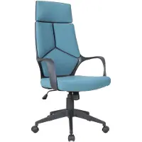FurniTex Bürostuhl CX-0898H Blau