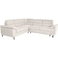 Sit&More Ecksofa SIT & MORE "Sorano L-Form", beige (linen), B:249cm H:88cm T:229cm, Sofas, Ecksofa, wahlweise mit Bett- und Relaxfunktion, inkl. Bettkasten