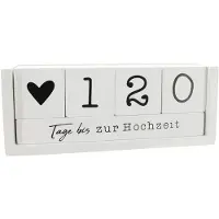 Merkloos Holz-Adventskalender – Nachhaltig gestaltet – Weiß