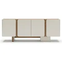 Xl Moebel Gmbh Modernes Weißes Sideboard Holz Naturakzente Stauraum Esszimmer