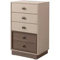 JVmoebel Beigefarbene Kommode Holzkommode Designermöbel Schlafzimmer