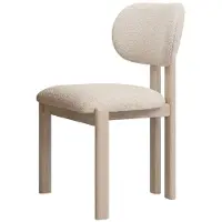JVmoebel Moderner Stuhl mit zeitloser Optik und hochwertiger Verarbeitung Beige