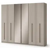 JVmoebel Kleiderschrank Modern Greige Funktionell Stilvoll Geräumig Elegant