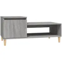 Merkloos Moderner Couchtisch mit Stauraum und Holzoptik