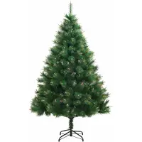 Merkloos Faltbarer Kunst-Weihnachtsbaum mit Metallfuß, 180 cm