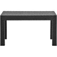 Merkloos Gartentisch, Anthrazit, 58 x 58 x 41 cm