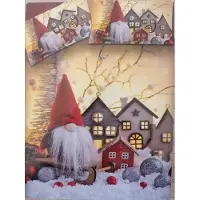 Merkloos Bettbezug 200x200 cm mit Weihnachtsmotiv und 2 Kopfkissenbezüge