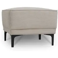 Otto Home Hocker "Oland Cord Polsterhocker", beige (sand), B:56cm H:45cm T:58cm, 92%PES 8%NY, Hocker, Hocker, passend zur Serie OLAND