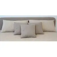 Westfalia Dekokissen, beige (hellbeige, dunkelbeige, unifarben), B:40cm L:40cm, Polyester, SCHLAFKOMFORT, Dekokissen_Sitzkissen_Kissenhüllen, Dekokissen, (5 Stck.)