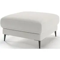 Home affaire Polsterhocker "Downtown", weiß, B:80cm H:44cm T:80cm, 95% Polyester, 5% Nylon, Hocker, Polsterhocker, passend zur Serie, auch in Cord