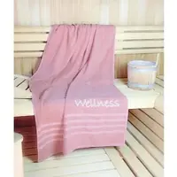 Kinzler Saunatuch "Wellness, Sauna - Größe 90/200 cm", rosa, B:90cm L:200cm, Jacquard, Baumwolle, Handtücher, Saunatuch, leichte Qualität, verschiedenen Designs, auch als 2er Set, Topseller