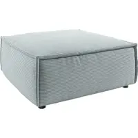 Candy Polsterhocker 3C "Matteo", blau (light blau), B:95cm H:40cm T:95cm, 88% Polyester, 12% Polyacryl, Hocker, Polsterhocker, passend zu "Matteo", in Cord- und Feincordbezug