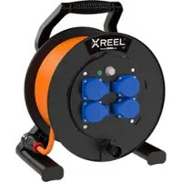 Pce Kabeltrommel XREEL 310 / H07BQ-F - H07BQ-F 3G1,5 / 1,5 - schwarz