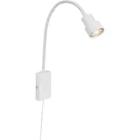 Briloner LED Wandleuchte Bettleuchte Touchfunktion Flexarm GU10 5W Weiß