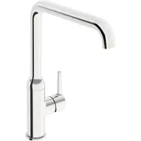 Hansa HANSAVANTIS Style Küchenarmatur, Niederdruck, Ausladung 255mm, schwenkbarer Auslauf, 54221107, Farbe: Chrom