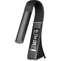 Immax LED-Schreibtischlampe Immax, Modell LEATHER, schwarz