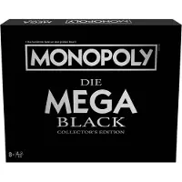 Winning Moves Monopoly Mega Black Edition Brettspiel Gesellschaftsspiel