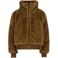 CMP Damen Ski Winter Jacke aus Kunstpelz braun 42