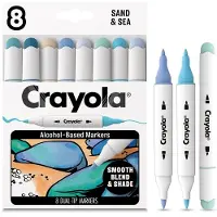 Crayola : Sand & Sea – Fasermaler-Set, 8 Stück