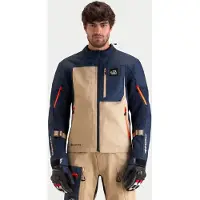 Alpinestars Arenis Gore-Tex wasserdichte Motorrad Textiljacke, blau/braun, XL