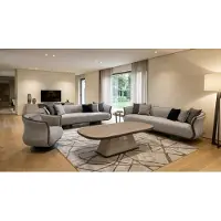AEA Wohnzimmer Set 3-Sitzer Couchtisch Modern Komfortabel Stil