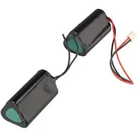 AccuCell Notleuchtenakku NiMH 7,2V 1500mAh D1x3x2 Mignon AA mit Kabel und Stecker ersetzt Beghelli 415393001