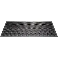 Hamat Fußmatte offene Ringe schwarz Gum.L1500xB900xS10mm