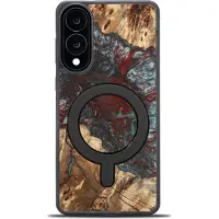 BeWooden Einzigartige Hülle für Samsung Galaxy S25 Edge - Planeten - Pluto mit MagSafe